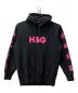 Hysteric Glamour（ヒステリックグラマー）の古着「H&G オーバーサイズパーカー　02203CF03」｜ブラック