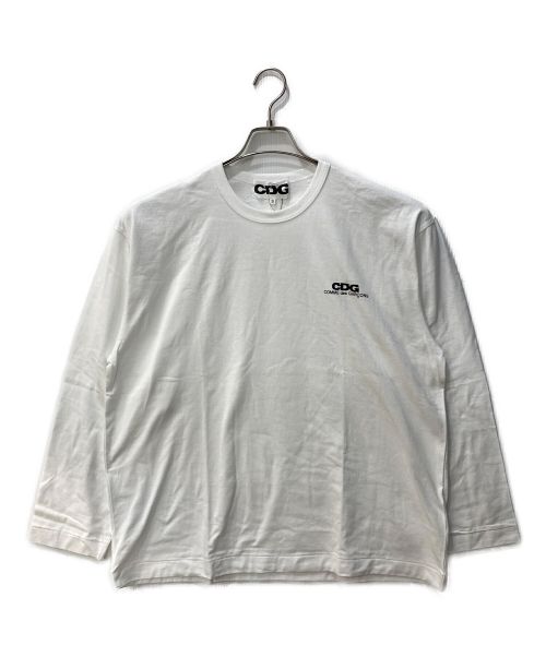 CDG（シーディージー）CDG (シーディージー) ロングスリーブTシャツ SZ-T061 ホワイト サイズ:S 未使用品の古着・服飾アイテム