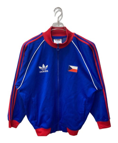 adidas（アディダス）adidas (アディダス) トラックジャケット ブルーの古着・服飾アイテム