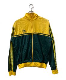 adidas（アディダス）の古着「トラックジャケット」｜イエロー×グリーン