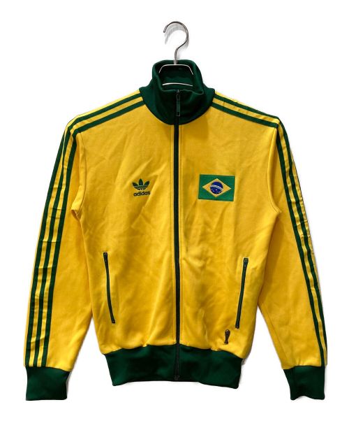 adidas（アディダス）adidas (アディダス) 05s ブラジル代表トラックジャケット イエロー サイズ:XSの古着・服飾アイテム