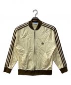 adidasアディダス）の古着「70s ATPヴィンテージトラックジャケットUSA製」｜ブラウン×ベージュ