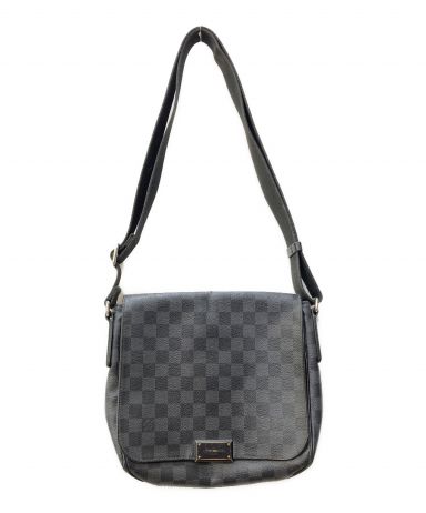 【中古・古着通販】LOUIS VUITTON (ルイ ヴィトン) ディストリクトPM メッセンジャーバッグ ダミエ・グラフィッ ブラック  サイズ:-｜ブランド・古着通販 トレファク公式【TREFAC FASHION】スマホサイト