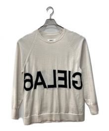 MM6 Maison Margiela（エムエムシックス メゾンマルジェラ）の古着「ニット」｜ホワイト