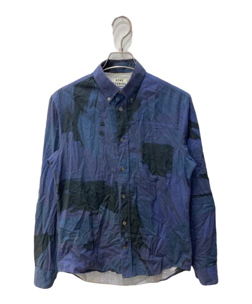 Acne studios（アクネ ストゥディオス）Acne studios (アクネ ストゥディオス) ISHERWOOD CAMO AW13 ブルー サイズ:44の古着・服飾アイテム