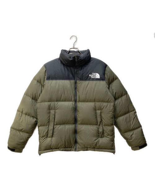 THE NORTH FACE（ザ ノース フェイス）THE NORTH FACE (ザ ノース フェイス) ダウンジャケット NUPTSE JACKET ND92335 オリーブ サイズ:XLの古着・服飾アイテム