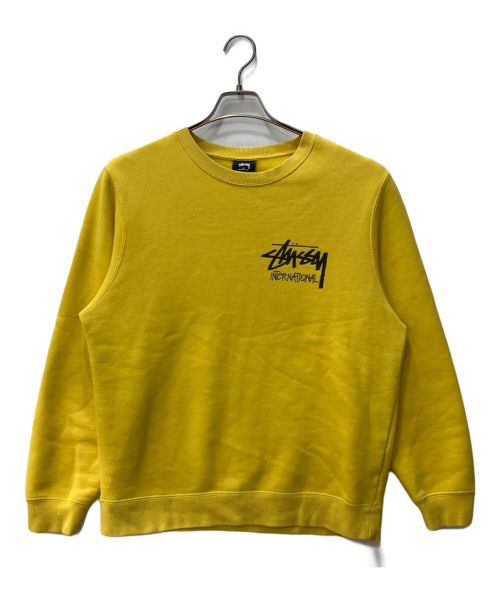 stussy（ステューシー）stussy (ステューシー) スウェット イエロー サイズ:Sの古着・服飾アイテム