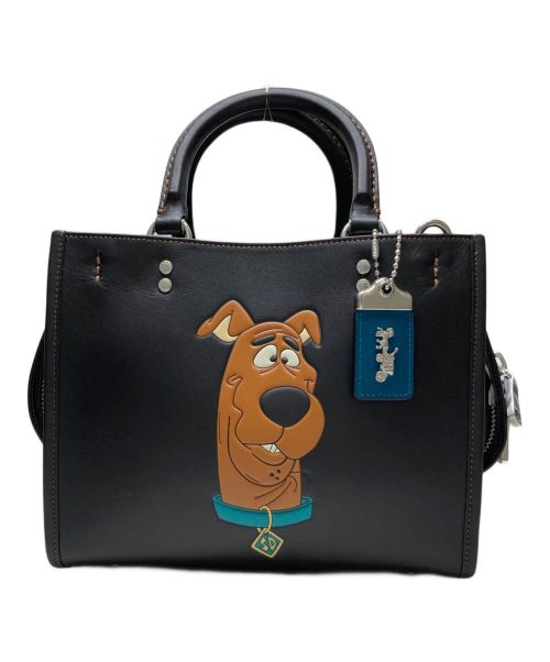 COACH（コーチ）COACH (コーチ) ScooBY-DOO! 2WAYバッグ　CG202 ブラックの古着・服飾アイテム