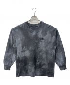 THE NORTHFACE PURPLELABELザ・ノースフェイス パープルレーベル）の古着「7oz Tie Dye L/S Logo Tee」｜グレー