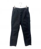 stussyステューシー）の古着「CANVAS WORK PANT」｜ブラック