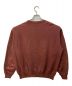 AURALEE (オーラリー) ELASTIC HIGH GAUGE SWEAT P/O ブラウン サイズ:3：6000円