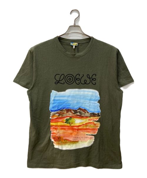 LOEWE（ロエベ）LOEWE (ロエベ) NATURE T-SHIRT カーキ サイズ:XLの古着・服飾アイテム