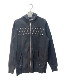 DIESEL（ディーゼル）の古着「ジップパーカー」｜ブラック