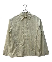 TODAYFUL（トゥデイフル）の古着「Sidetuck Silky Shirts」｜ライトグリーン