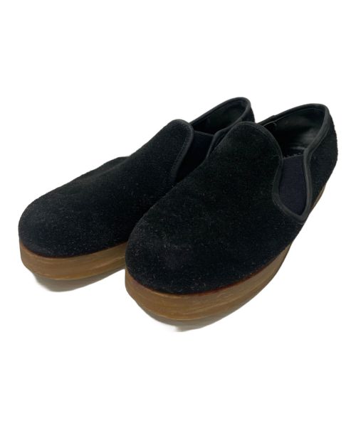 COMME des GARCONS HOMME（コムデギャルソン オム）COMME des GARCONS HOMME (コムデギャルソン オム) スリッポン ブラック サイズ:24 1/2の古着・服飾アイテム