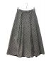 HER LIP TO（ハーリップトゥ）の古着「Tweed Flocked Dot Long Skirt 1234304125」｜グレー