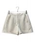 HER LIP TO（ハーリップトゥ）の古着「Quilted Flare Bell Shorts 1234303126」｜アイボリー