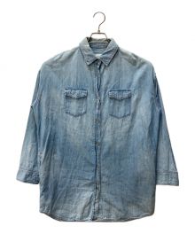 Healthy DENIM（ヘルシーデニム）の古着「デニムシャツ　HL42601」｜ブルー