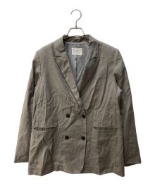 IENA（イエナ）の古着「LINEN COTTONストレッチジャケット　23010900545010」｜グレー