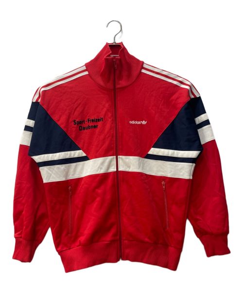 adidas（アディダス）adidas (アディダス) 80Sトラックジャケット　万国旗タグ レッド サイズ:Sの古着・服飾アイテム