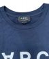 A.P.C. (アーペーセー) VPCロゴプリントTシャツ ネイビー サイズ:L：5000円