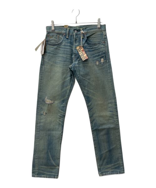 RRL（ダブルアールエル）RRL (ダブルアールエル) USED加工デニムパンツ インディゴ サイズ:W30 L30 未使用品の古着・服飾アイテム