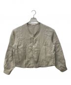ORCIVALオーシバル）の古着「リネンシャツジャケット」｜グレー