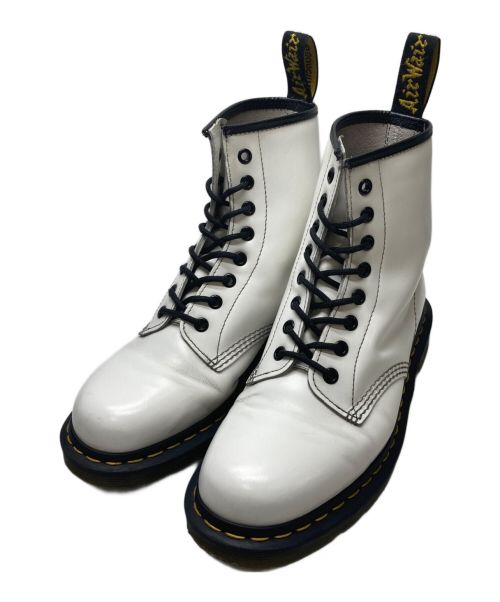 Dr.Martens（ドクターマーチン）Dr.Martens (ドクターマーチン) 8ホールブーツ ホワイト サイズ:US8の古着・服飾アイテム