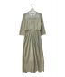 troisiemechaco (トロワズィエムチャコ) LACE PLEATED DRESS レースワンピース C74743533AR-9 グリーン サイズ:38：5000円