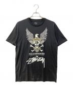 stussy×NEIGHBORHOODステューシー×ネイバーフッド）の古着「30TH ANNIVERSARY Tシャツ」｜ブラック