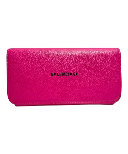 BALENCIAGA（バレンシアガ）BALENCIAGA (バレンシアガ) 長財布 ピンクの古着・服飾アイテム