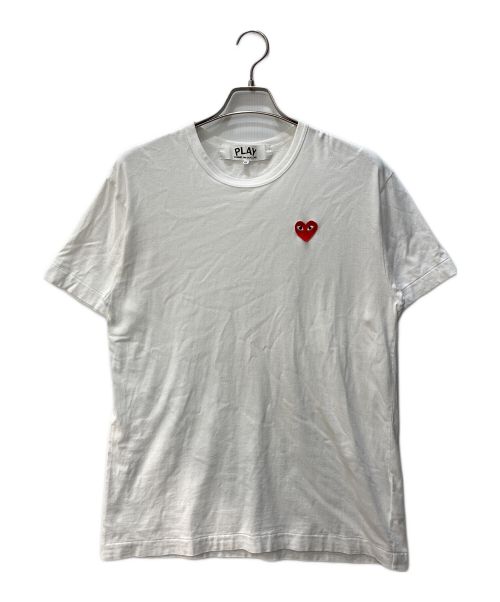 PLAY COMME des GARCONS（プレイ コムデギャルソン）PLAY COMME des GARCONS (プレイ コムデギャルソン) Tシャツ　AZ-T108 ホワイト サイズ:XLの古着・服飾アイテム