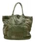 hobo（ホボ）の古着「COTTON US ARMY CLOTH PATCHWORK TOTE BAG」｜オリーブ