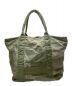 hobo (ホボ) COTTON US ARMY CLOTH PATCHWORK TOTE BAG オリーブ：6000円