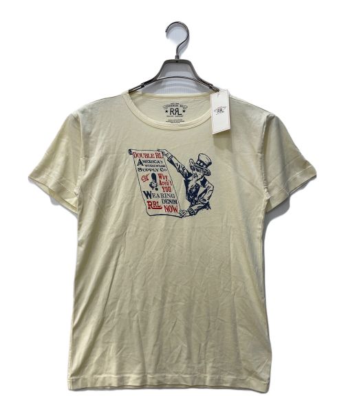 RRL（ダブルアールエル）RRL (ダブルアールエル) プリントTシャツ アイボリー サイズ:US SIZE:S 未使用品の古着・服飾アイテム