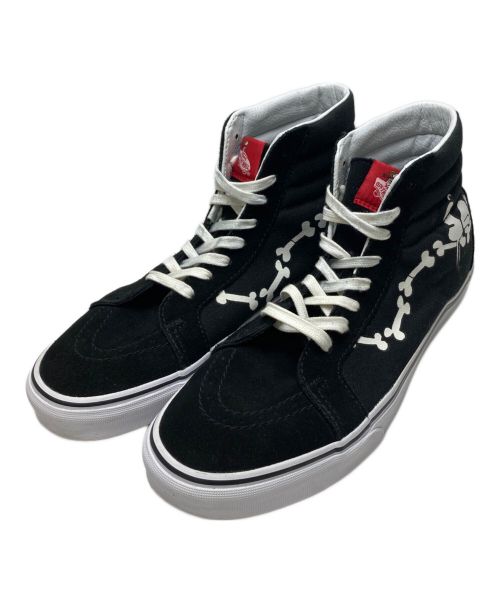 VANS（バンズ）VANS (バンズ) PEANUTS (ピーナッツ) Vans Sk8-Hi Re-Issue Peanuts Snoopy Bones ブラック サイズ:US:10の古着・服飾アイテム