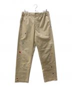 SAPEurサプール）の古着「SKATE PAINT CHINO PANTS」｜ベージュ