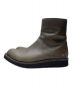 nonnative (ノンネイティブ) OFFICINE CREATIVE (オフィチーネクリエイティブ) サイドジップレザーブーツ グレー サイズ:43：13000円