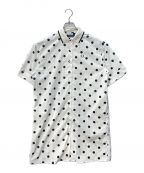 FRED PERRYフレッドペリー）の古着「DOT REVERE SHIRT DRESS」｜ホワイト