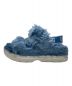 UGG (アグ) W FLUFF SUGER SANDAL ブルー サイズ:24：6000円