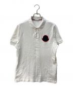 MONCLERモンクレール）の古着「MAGLIA POLO MANICA CORTA E10918322000」｜ホワイト