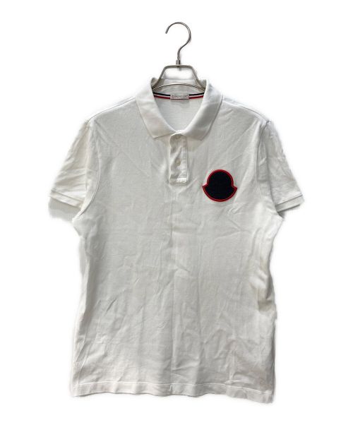 MONCLER（モンクレール）MONCLER (モンクレール) MAGLIA POLO MANICA CORTA E10918322000 ホワイト サイズ:Sの古着・服飾アイテム