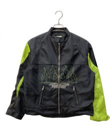 TENDER PERSON（テンダ―パーソン）の古着「RACING BLOUSON JACKET　RS-OU-1201」｜グリーン×ブラック