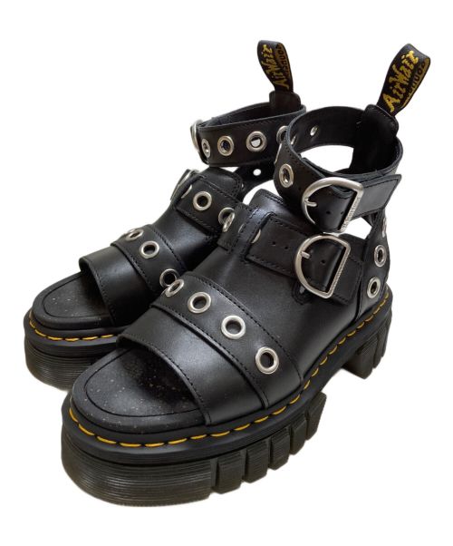 Dr.Martens（ドクターマーチン）Dr.Martens (ドクターマーチン) RICKI HDW SANDAL ブラック サイズ:EU：38の古着・服飾アイテム