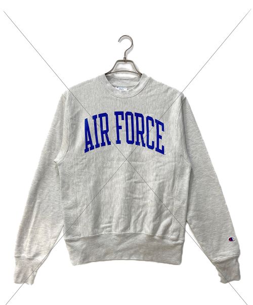 Champion REVERSE WEAVE（チャンピオンリバースウィーブ）Champion REVERSE WEAVE (チャンピオンリバースウィーブ) AIRFORCEロゴスウェット グレー サイズ:Sの古着・服飾アイテム