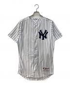 Majesticマジェスティック）の古着「NEW YORK YANKEES（ニューヨークヤンキース）ベースボールゲームシャツ」｜ホワイト