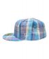 SUPREME (シュプリーム) New Era (ニューエラ) Metallic Plaid S Logo New Era Light Blue：7000円