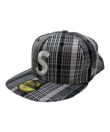 SUPREME×NEWERA（シュプリーム×ニューエラ）の古着「Metallic Plaid S Logo」｜Black