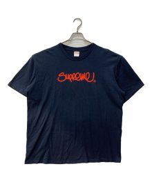 SUPREME（シュプリーム）の古着「Hand Style Tee」｜ネイビー