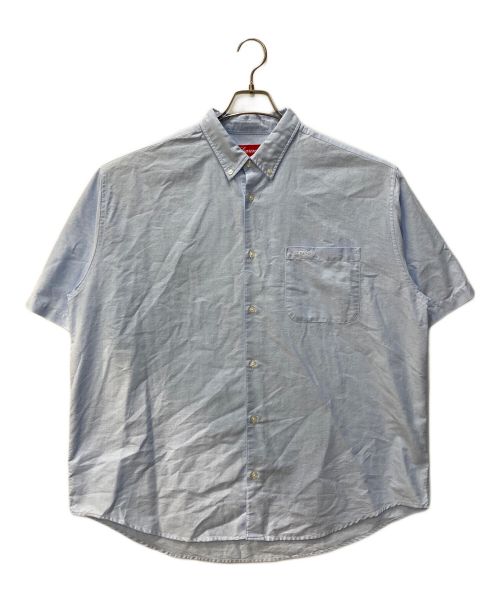 SUPREME（シュプリーム）SUPREME (シュプリーム) Loose Fit S/S Oxford Shirt ブルー サイズ:Ｌの古着・服飾アイテム